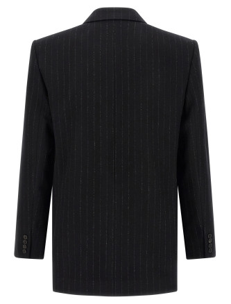 Блейзер SAINT LAURENT Pinstripe blazer (835102Y1M101095) #