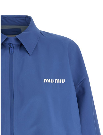 Tech canvas windbreaker #