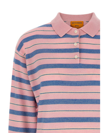 Свитер, кардиган GUEST IN RESIDENCE 'Collegiate Stripe Polo' (W38510JLDAYBREAKCOMBO) #
