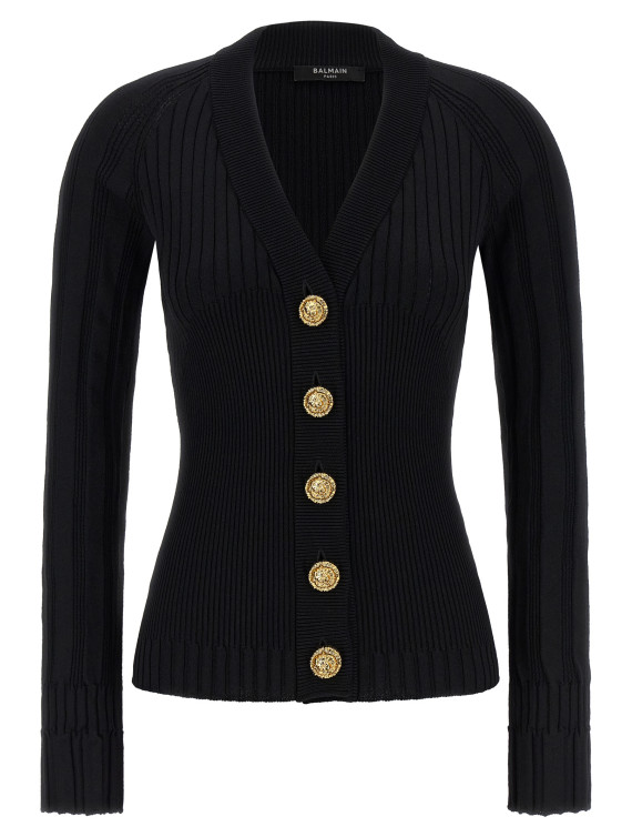 Свитер, кардиган BALMAIN Button Cardigan (GF1KL166KJ450PA) #1