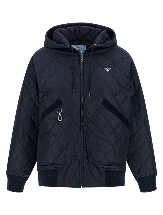 Quilted hooded jacket #1