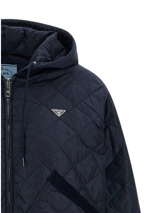 Quilted hooded jacket #