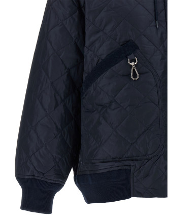 Quilted hooded jacket #