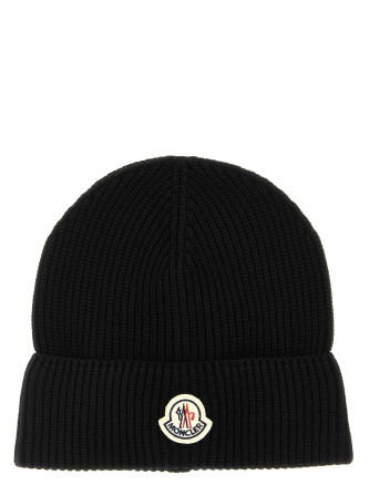 Шляпа MONCLER Logo patch beanie