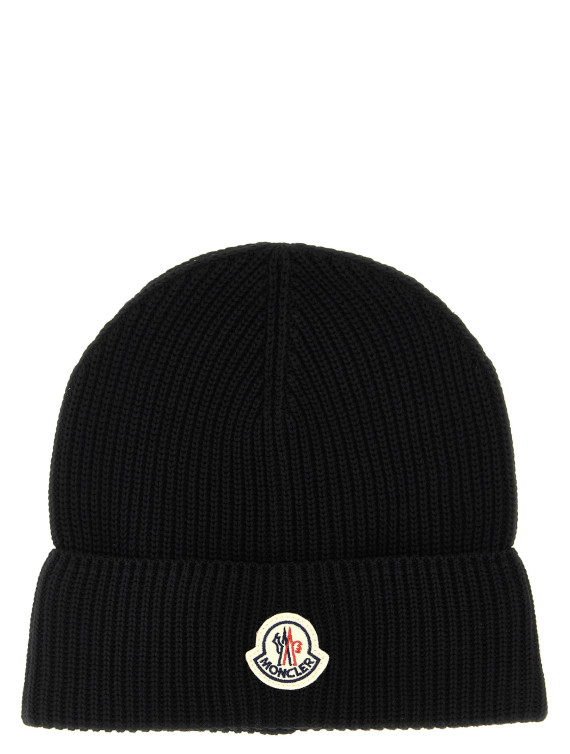Шляпа MONCLER Logo patch beanie (L10913B00022M1367999) #1