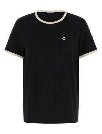 Logo embroidery pocket T-shirt