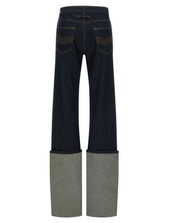 'Denim Pants With Cuts On Front' jeans #