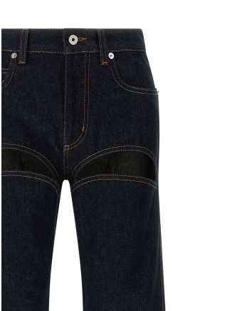 'Denim Pants With Cuts On Front' jeans #