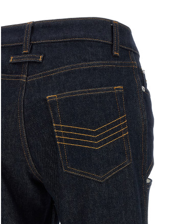 'Denim Pants With Cuts On Front' jeans #