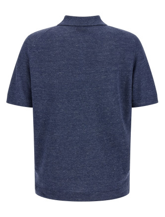 Linen cotton polo shirt #