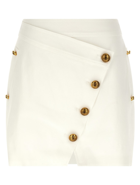 Jewel button skirt #1