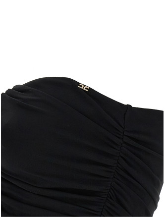 Heart-shaped neckline dress #