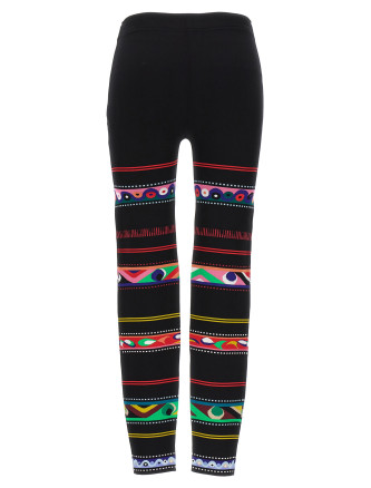 Jacquard patterned leggings #