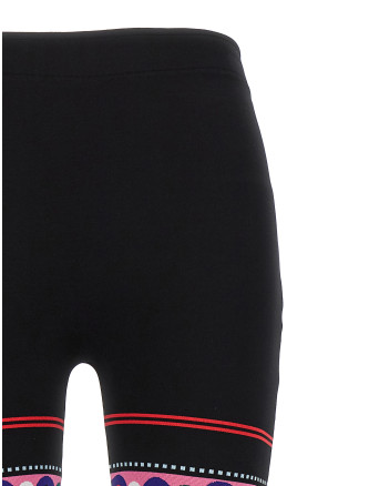 Jacquard patterned leggings #