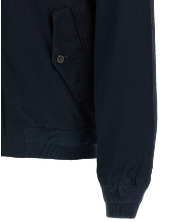 Logo embroidery bomber jacket #