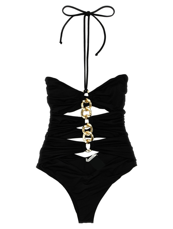 Chain one-piece swimsuit #1