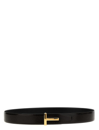 Logo reversible belt