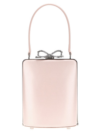 Ручная сумка SELF PORTRAIT 'Pink Leather Mini Bow'