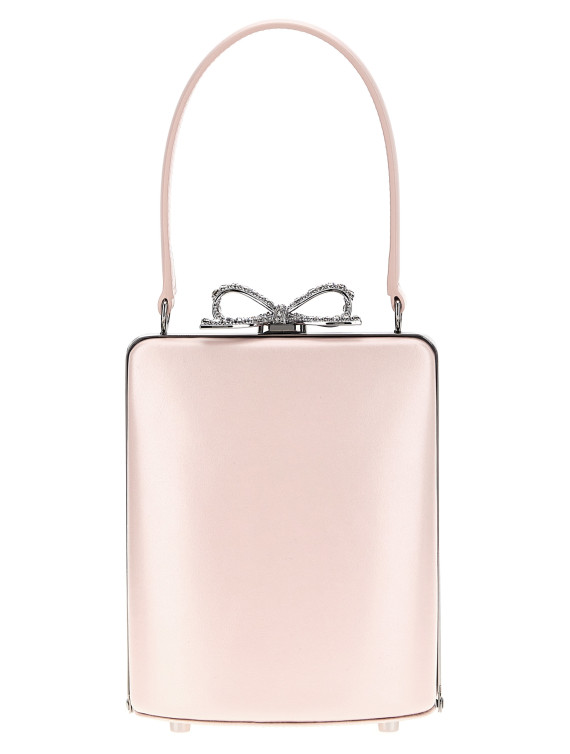 Ручная сумка SELF PORTRAIT 'Pink Leather Mini Bow' (SS25325PPINK) #1