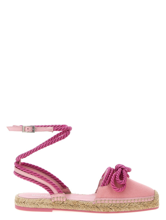 'Double Bow Pink Riviera' espadrilles #1