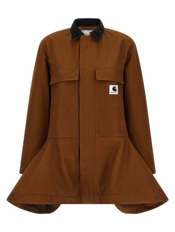 Повседневная куртка SACAI x Carhartt Wip capsule peplum jacket (2508084642) #1
