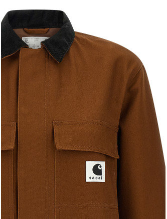 Повседневная куртка SACAI x Carhartt Wip capsule peplum jacket (2508084642) #