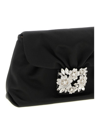 'Bouquet Strass Drape mini' clutch #