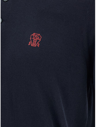Logo embroidery polo shirt #