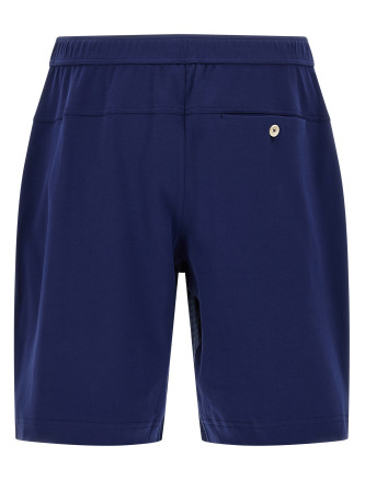Interlock cotton bermuda shorts #