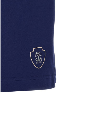 Interlock cotton bermuda shorts #