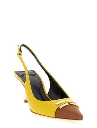 Leather slingback #