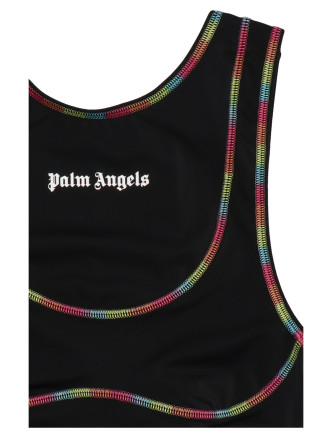 Спортивный бюстгальтер PALM ANGELS 'Rainbow Miami' (PWVO022S23FAB00310011001) #