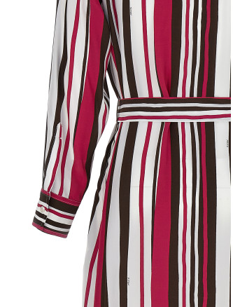 Striped shirt dress #