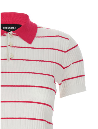 'Striped' polo shirt #