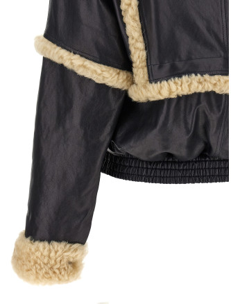 Кожаная куртка MAGDA BUTRYM 'PF 25' (135725NAVY) #