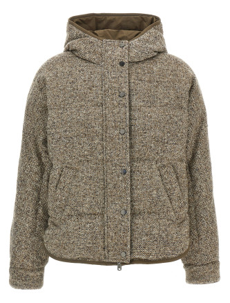 Пуховик BRUNELLO CUCINELLI Reversible down jacket