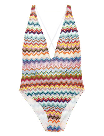 Пляжная одежда MISSONI Zigzag one-piece swimsuit