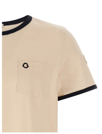 Logo embroidery pocket T-shirt #
