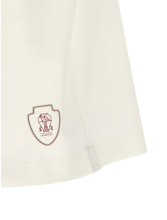 Interlock cotton bermuda shorts #