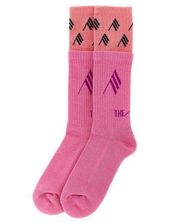 Носки THE ATTICO Double layer logo socks (260WAK00024026) #