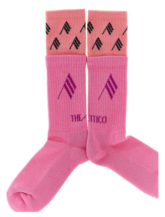Носки THE ATTICO Double layer logo socks (260WAK00024026) #