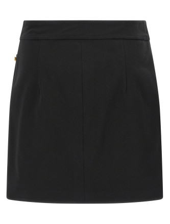 Jewel button skirt #