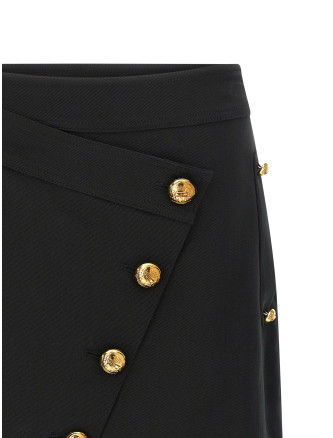 Jewel button skirt #