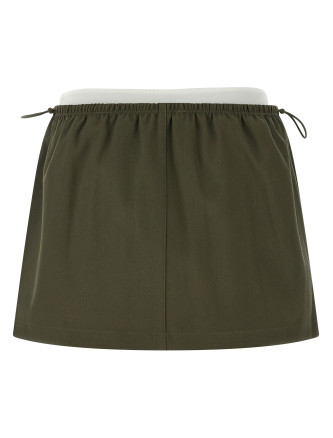 Double layer waist skirt #