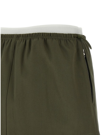 Double layer waist skirt #