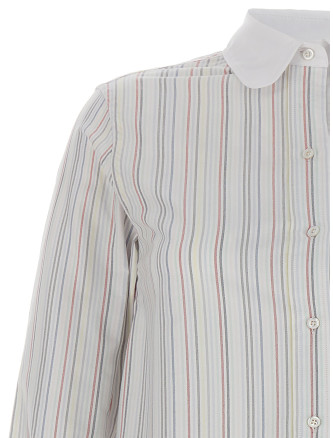 Striped shirt dress #