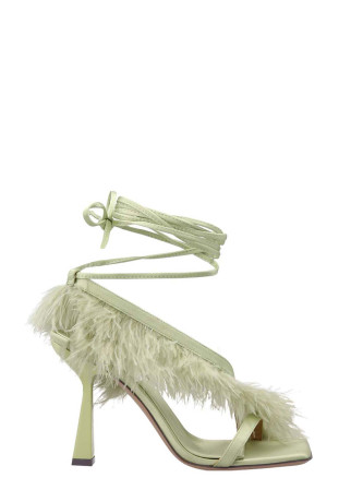 'Feather Wrap’ sandals