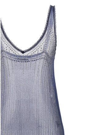 Studded mesh dress #