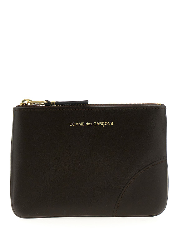 Logo leather wallet #1