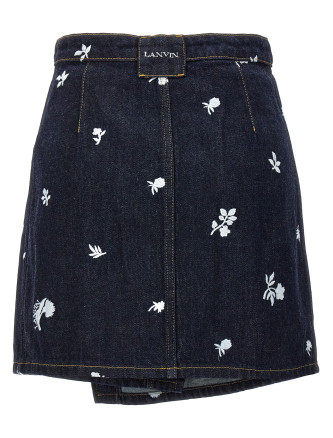 All-over embroidery skirt #
